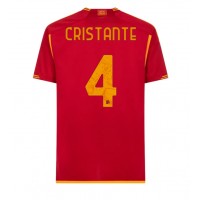 Fotbalové Dres AS Roma Bryan Cristante #4 Domácí 2023-24 Krátký Rukáv